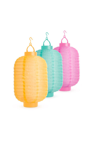 Garden of Eden Solar lantern - 3 colors - cool white LED - 21 cm