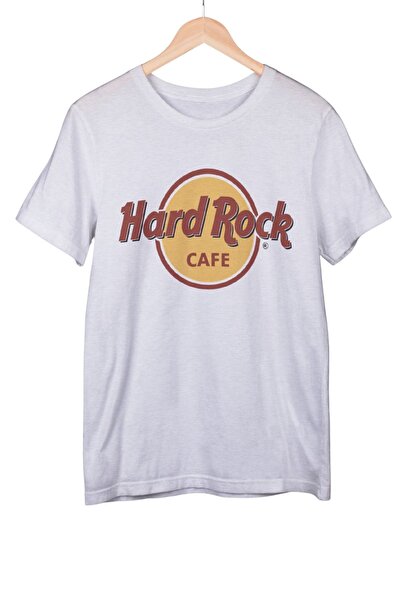 Texclusive تي شيرت هارد روك كافيه أسود للجنسين قطن من القطن الممشط