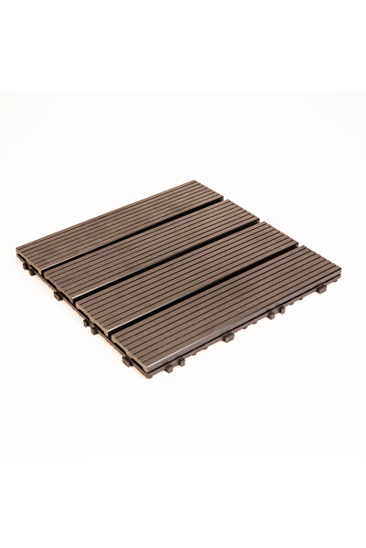 Garden of Eden Acoperiri podea WPC - 4 foi - 30 x 30 cm - negru - 11 πίτες / ...