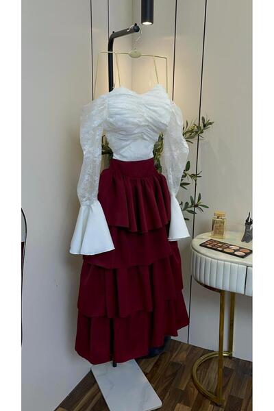 Linda Fashion A luxurious dress with an elegant Barbie design on lace