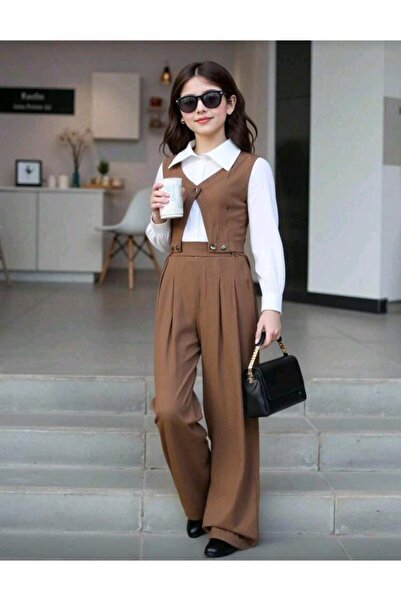 ipekkids قميص وبنطلون للنادل مقاس سترة لعيد العيد، حزام لا يوجد في المنتج الم...