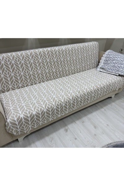 Çapa Home Dinarsu Kaydırmaz Welsoft Puff Jakarlı Çekyat Örtüsü 180*220 cm