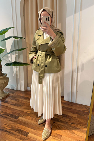 Rukayyel Apoletli Ceket - Yeşil