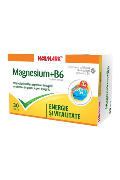 walmark Magnesium + Vitamina B6, 30 tablete,