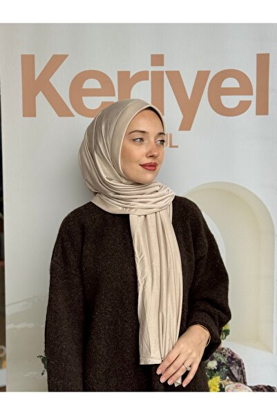 Keriyel Geçmeli Hazır Pratik Penye Şal