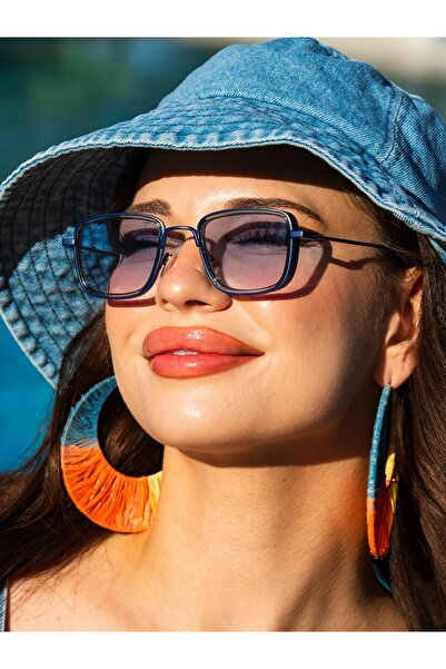 Tisaati Modern Premium Monarch Series Square Frame Uv400 Protection Women's S...