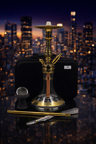 MEGAHED ÇELİK MİNİ ÇANTALI NARGİLE TAKIMI