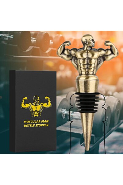 LKKCHER Dop de vin pentru bărbați, model musculos, cadouri de vin pentru bărbați