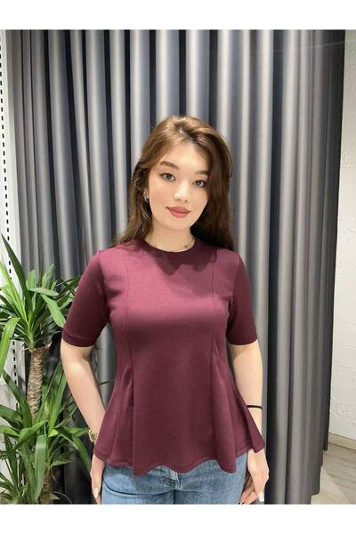 IŞILDA FASHION Μπλούζα με λαιμόκοψη ποδηλάτου