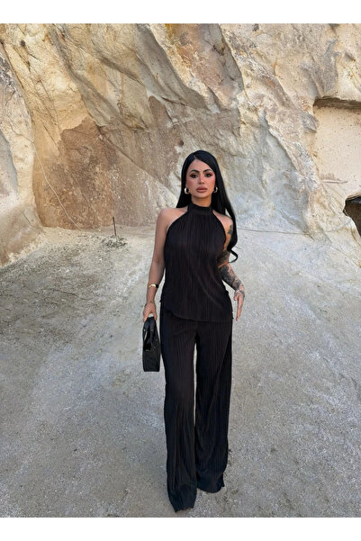 VLK STYLE KADIN PİLİSELİ TAKIM PİREMİUM KALİTE