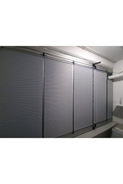 BERA PLİSEL PERDE PLİSEL PERDE KOYU GRİ RENK CAM BALKON, EV, OFİS, İŞYERİ, KA...