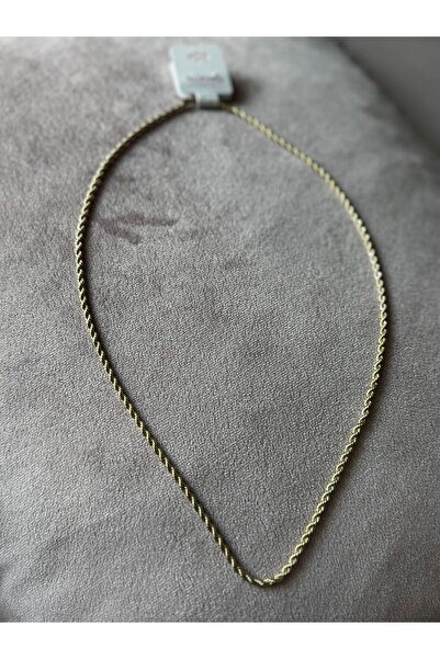 XUPING JEWELRY NK BİJUTERİ Kararma Yapmaz Halat Şeklinde XP Damgalı 60 cm Kolye