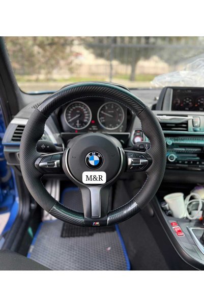 M&R OTO KILIF AKSESUAR F30 M M DİKİŞ KRİSTAL KARBON Orjinal Kaplama Deri Dire...