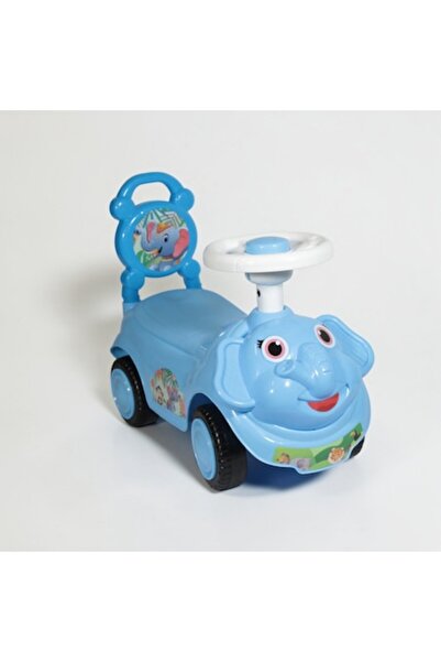 OEM Mașină pentru copii, elefant, spătar ergonomic, volan ușor de utilizat