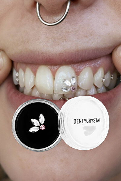 DENTYCRYSTAL Diş Pırlantası Kristal Demeti Desenli (Avusturya Kristallerinden...