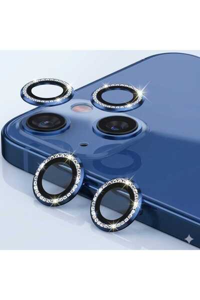 thekorusan iPhone 13 / 13 Mini Rhinestone Camera Lens Protector
