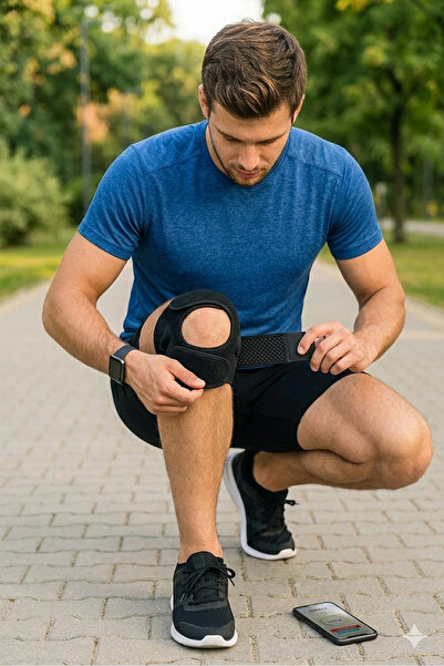 OBLİVİON Ayarlanabilir Patella Destekli Medikal Dizlik Menisküs ve Bağ Desteğ...