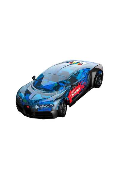 luvia JK8808 JAKİ MEKANİK BUGATTİ MODEL ARABA 798 PARÇA BLOCK OYUNCAK