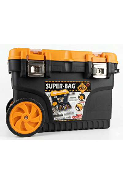 super bag Tekerlekli Takım Çantası - Profesyonel Çekçekli Alet Çantası - Büyü...
