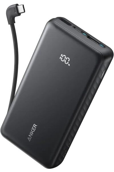 Generic بنك طاقة أنكر زولو، سعة 10000 مللي أمبير، شاحن محمول بقوة 22.5 واط كح...
