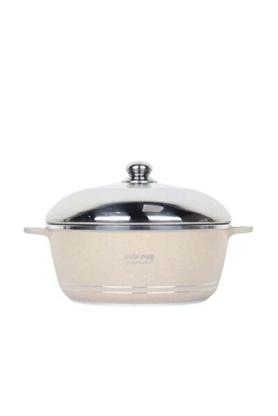 HOME MASTER Ceramic Pot Beige 26 cm