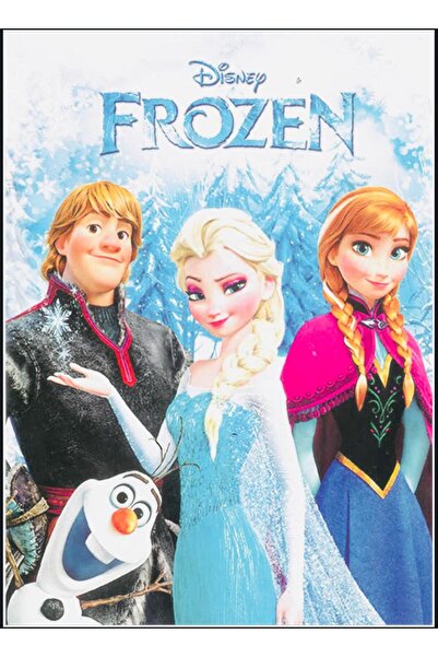 Deniz Oyuncak ELSA BOYAMA KİTABI STICKER HEDİYELİ ARKA KAPAK KESİLEREK MASKE ...