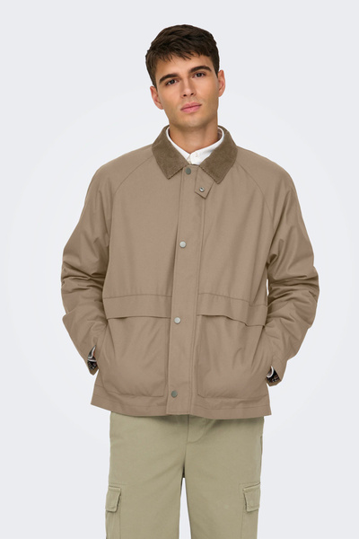 Only & Sons Onskosmo Regular Fit Ceket Yaka Mont Erkek MONT 22031626