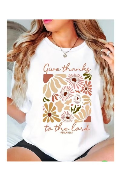 LOTS MODA ΔΩ ΕΥΧΑΡΙΣΤΩ ΕΚΤΥΠΩΜΕΝΟ ΒΑΣΙΚΟ T-SHIRT