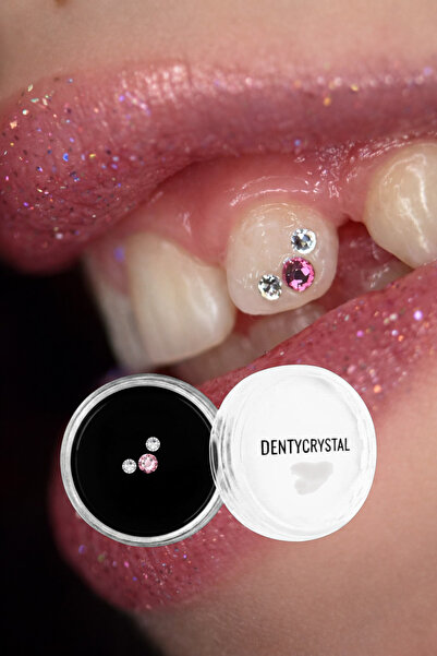 DENTYCRYSTAL Diş Pırlantası Pembe Koala Desenli (Avusturya Kristallerinden Ol...