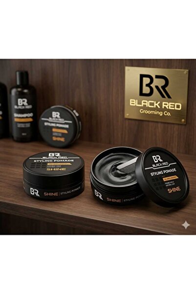 Black Red بوماد تصفيف بلاك ريد "Styling Pomade Shine" – ثبات مرن ولمعان كلاسيكي