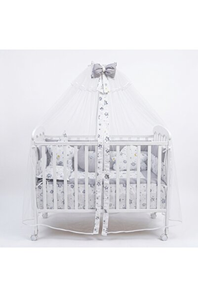Al Fajr Babys طقم نوم للأطفال، 7 قطع مع ناموسية.