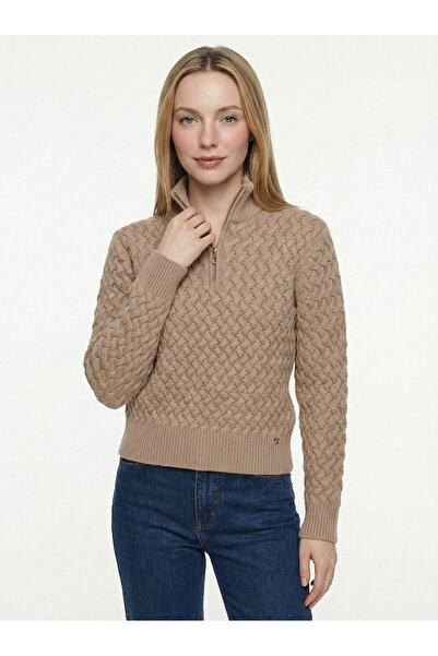 Loft Regular Long Crop Kadın Kazak