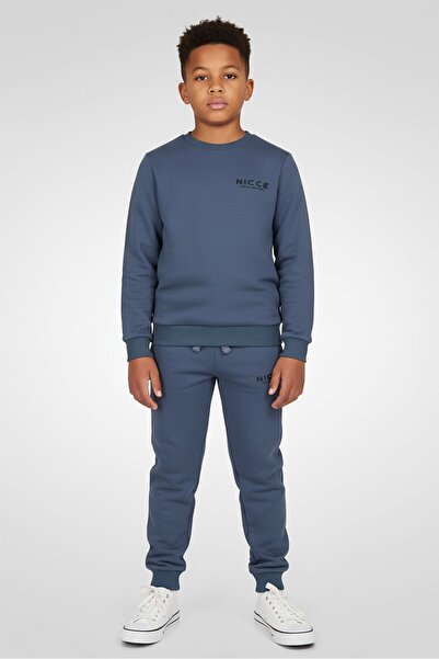 Nicce Kids Boy 3 Pcs Brand Logo T-Shirt, Sweatshirt And Sweatpants Set, Multi...