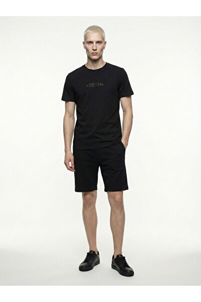 Loft تيشيرت رجالي ذو مقاس عادي وأكمام ذراع