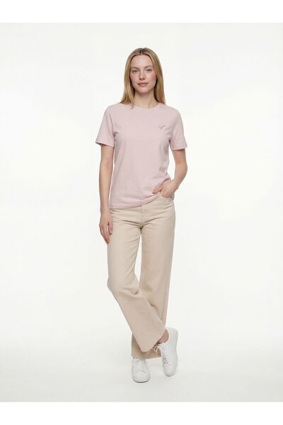 Loft Дамска тениска с къс ръкав и стандартна кройка