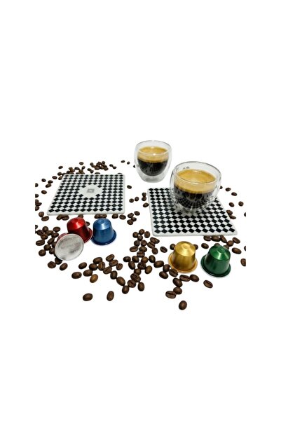 Nespresso طقم أكواب إسبريسو زجاجية مزدوجة الجدار من باريس 2 × 80 مل و2 قطعة م...