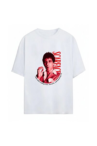 SVART WEAR Scarface Printed Unisex Oversize T-Shirt