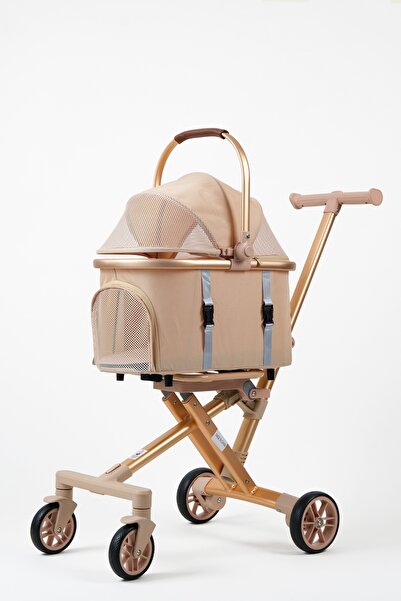 Electron Kedi Köpek Arabası & Puseti – Katlanabilir Evcil Hayvan Taşıma Araba...