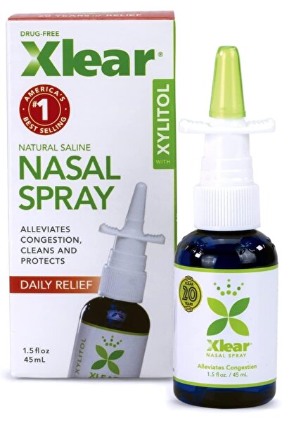 Xlear Natural Nasal Spray with Xylitol, 1.5 fl oz (Pack of 12)