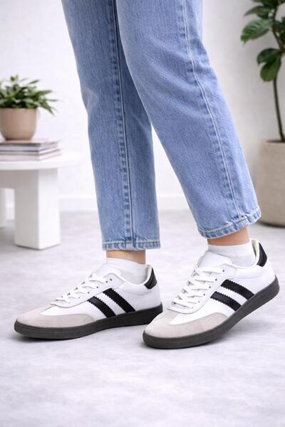 BY İMİS SHOES Unisex Imported Sneakers Lace-Up Flat Sole Sports Shoes
