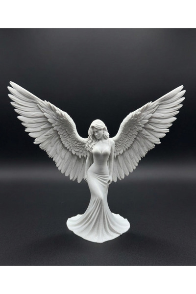 HaBu Lab 3D Baskı Melek Heykeli – Dekoratif Angel Statue Modern Ev Dekoru