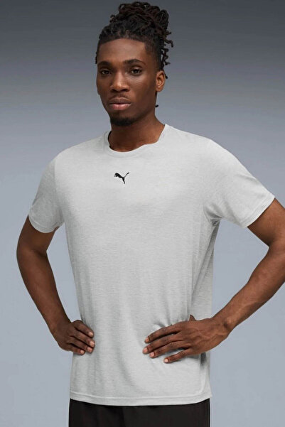 Puma Tad Essentials Heather Cat Gray Men's T-Shirt 525920-04