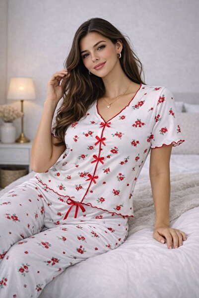 pajama set Rose Whisper Bow