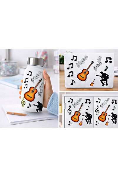 Limitless Design Kişiye Özel Müzik Temalı Doğum Günü Sticker Seti 22x30 cm – ...