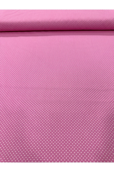 oskatekstil Poplin Kumaş %100 Pamuk Çiçek, Çıtır Desenli 170 cm En Metre İşi ...