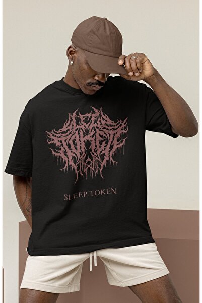 SEVBANO Dizajn Sleep Token Rock Metal Muzički Bend Tiskana Unisex Oversize Ma...