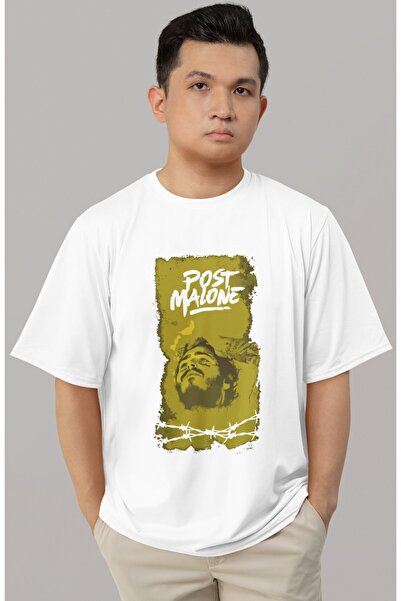 SEVBANO Σχεδιασμός μπλουζάκι με στάμπα Post Malone Rapper Singer Unisex Oversize