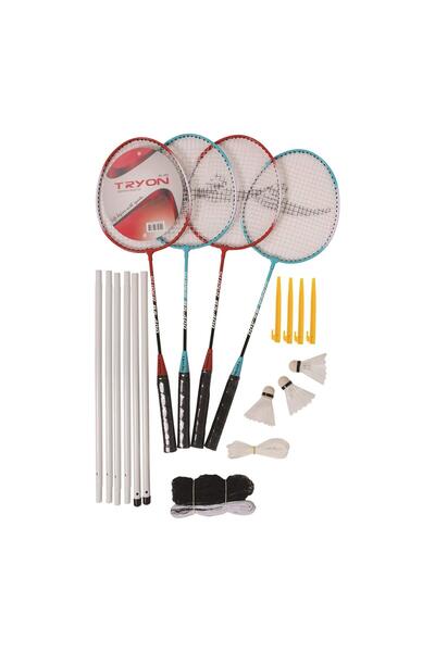 Hepta Collection Tryon Badminton Raket Seti Ağ Dahil BS-400 BADMINTON RAKET S...