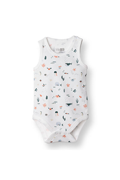 ebebek Hello Baby HelloBaby Erkek Bebek Body Bisiklet Yaka Atlet