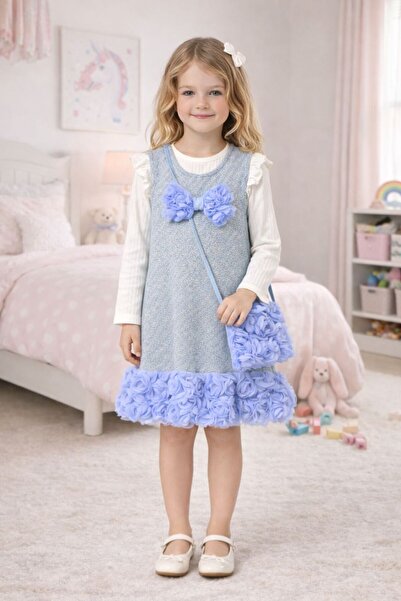 one depot only for quality life Girls' Blue Dress